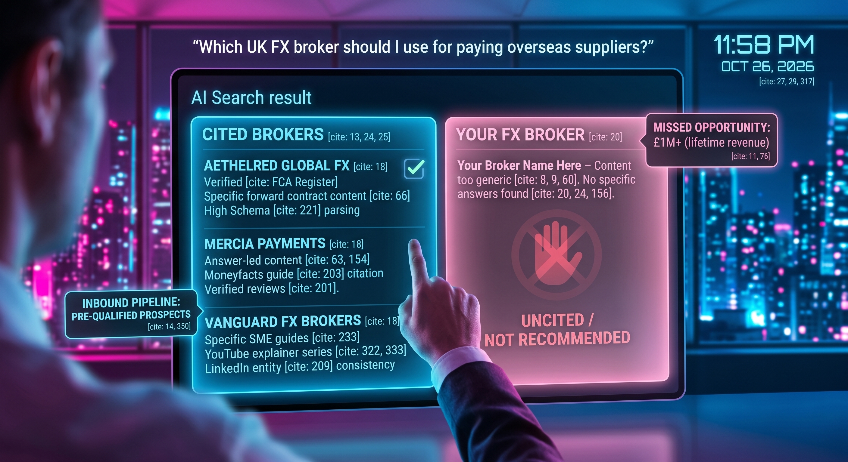 Why UK Foreign Exchange and Currency Brokers Need GEO Before a CFO Chooses a Competitor They Found on ChatGPT